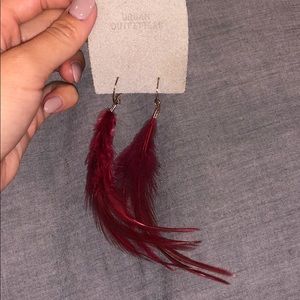 🤎 Feather earrings